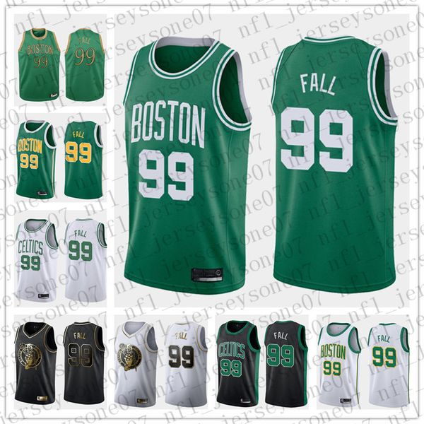 

Пользовательские Мужская женская молодежь Бостон Celtics 99 Tacko Падение зеленый черный белый Throwback Баскетбол издание нба Джерси