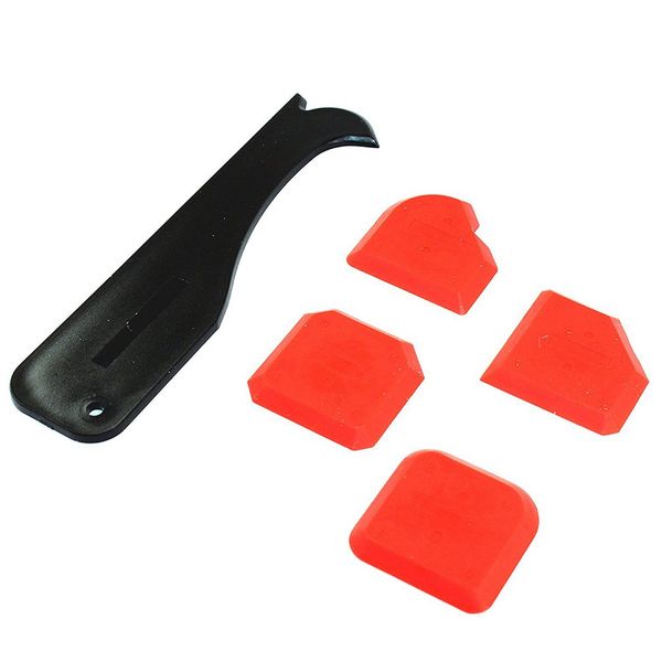 

5pcs/set beauty sewing tool 5 piece set silicone glass glue scraper tile with shovel