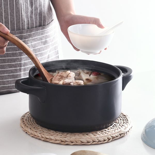 

japan style enameled ceramic soup pots stewpot stewing casserole big deal saucy ceramic cooking pot cookware