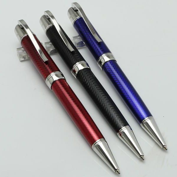 

luxury m great writer jules verne fountian pen ballpoint pen black-red-blue options pens 14873/18500 luxury bran, Blue;orange