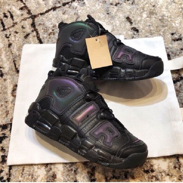 

air more uptempo shoes mens basketball for sale scottie pippen 96 qs 3m tri-color dark stucco black white varsity red kids womens sneakers