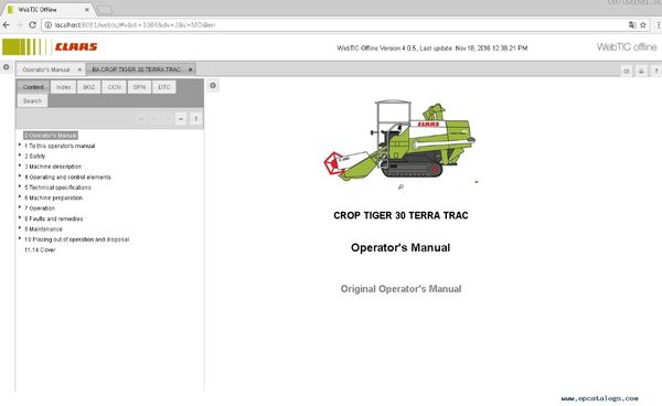 

for claas webtic offline repair manuals, wiring and hydraulic diagrams, etc 2015