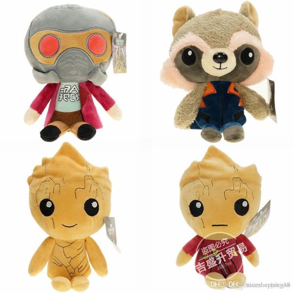 

promotion guardians of the galaxy plush dolls cartoon treeman stuffed animal doll figure toys baby kids toy gift 18cm t454