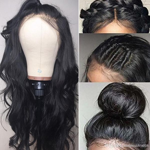 Brazilian Wet And Wavy Human Hair Wigs Brazilian Water Wave Lace