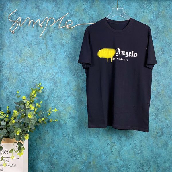 

2020ss spring and summer new high grade cotton printing short sleeve round neck panel t-shirt size: m--xl-xxl-xxxl color: black white z117