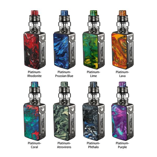 

Оригинал VOOPOO Drag Mini Платина 117W Kit 100% Встроенный 4400mAh батареи комплекты Vape коробки модов электронной сигареты Vape