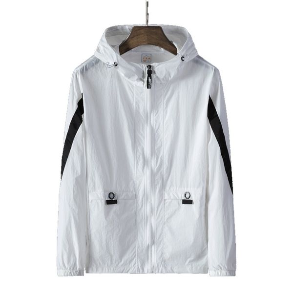 

men's thin jackets casual couple active sun protection coat men outdoor hooded breathable windbreakers 5 colors plus size s-8xl, Black;brown