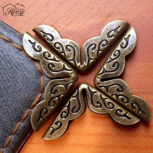 

practical iron metal book corner scrapbooking diy p albums menus folders flower printed protectors decor suppliessui0012