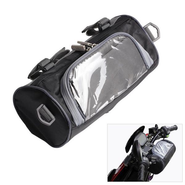 

motorcycle electric car front handlebar fork storage bag container water repellent fabric