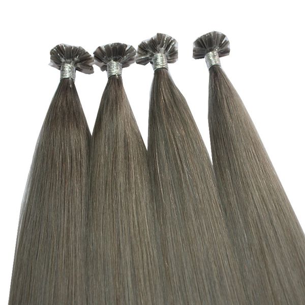 

200 strands professional salon using keratin fusion prebond hair extensions i tip u tip v tip dhl, Black