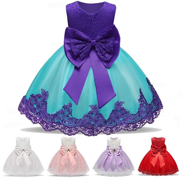 

christmas baby girl clothes elegant formal evening dress for girls baby girl birthday baptism gown new year party princess dress, Red;yellow