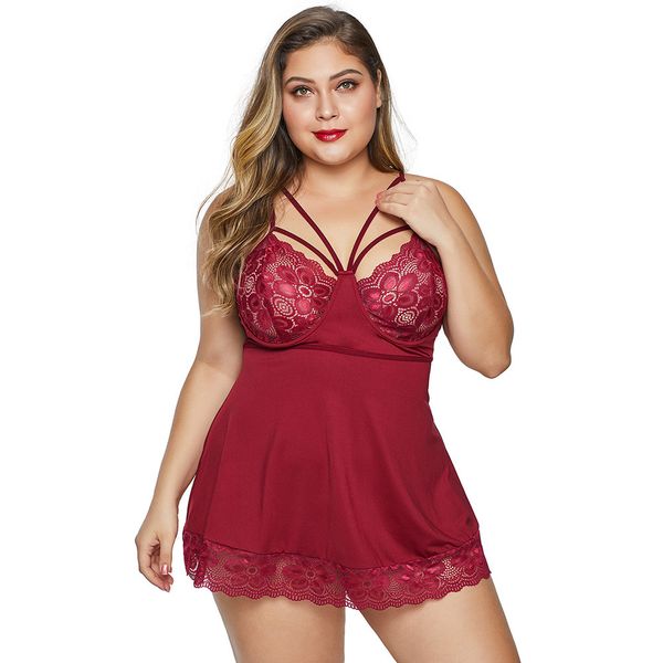 

ins жир сестра джин nightgown два-piece set sexy кружево printed sexy пижама костюм от имени продажи, Black;red