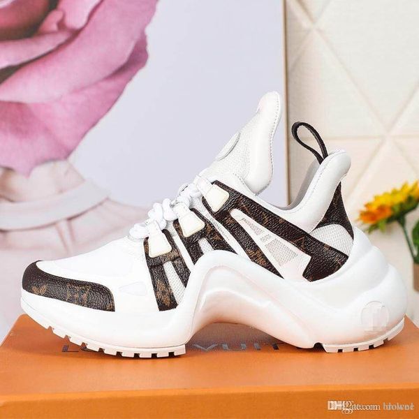 

fashion louie vuiton archlight monogram sneakers runner sneaker men women casual shoes 19ss louis vuitton, Blue;gray