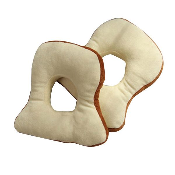 

soft pet dogs cat headgear toast shaped collar p props decoration costume fping