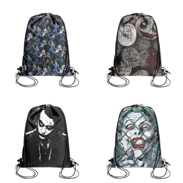 

joker laughingfashion спортивного ремень рюкзак, дизайн сумасшедшего шаблона регулируемой строки пакет, подходящий для школы laughing джокер