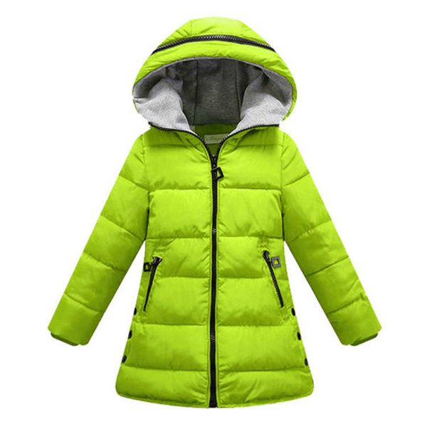 

2019 autumn winter jacket for girls clothes cotton padded hooded kids coat children clothing girl parkas enfant jackets & coats y191026, Blue;gray