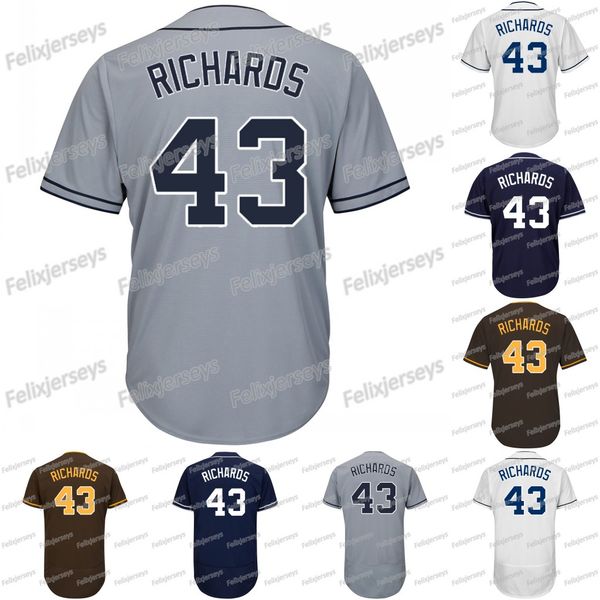 

43 Garrett Richards Men Women Youth San Diego Travis Jankowski Manuel Margot Jose Pirela Manuel Margot Alex Dickerson Austin Hedges Jersey
