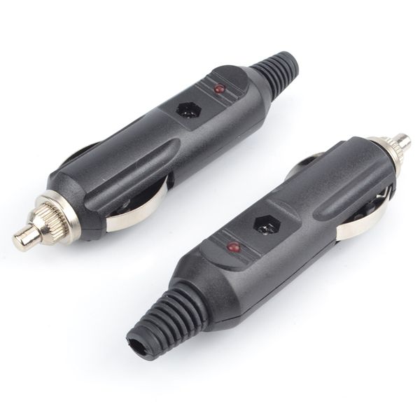 

12v 24v 180w car cigarette lighter socket plug adapter charger+15a fuse connector