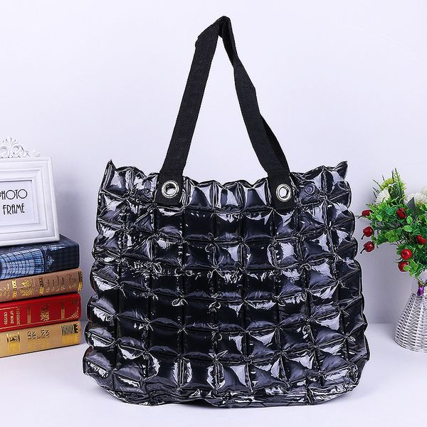 Borse gonfiabili di moda Borsa impermeabile da donna Borsa con cerniera in PVC solido Borse gonfiabili da spiaggia Shopping Lady Bubble Bag GGA2634