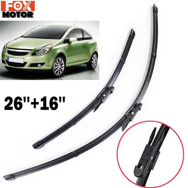 

misima 2pcs/set windshield wiper for corsa d 2006 2007 2008 2009 2010 2011 2012 2013 2014 front windscreen wiper 26"16