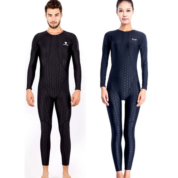 

fancey 554 full body couple swimsuit scuba diving suit for men wetsuit neoprene spearfishing suit long racing swimwear plus size