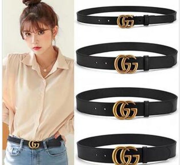 

De igner cow kin belt double buckle real leather luxury male de igner belt for men women ize, Black;brown