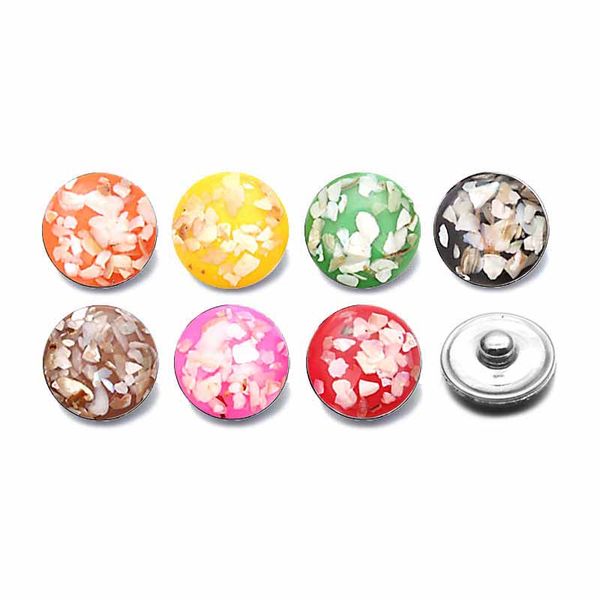 

fashion 18mm acrylic resin uneven resin snap button 021 fit charm interchangeable bracelets jewelry findings for women gift