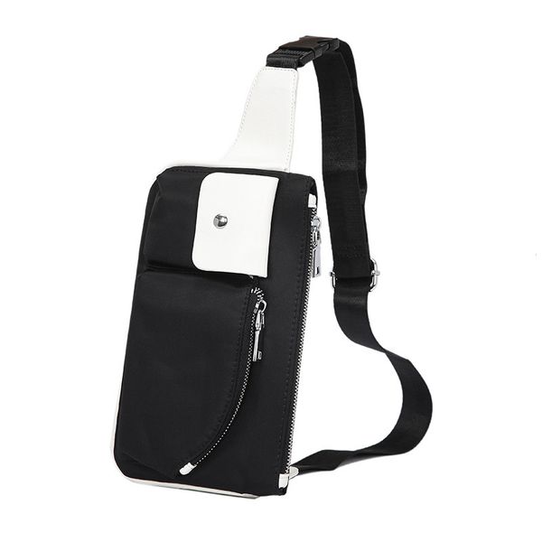 

2020 new style korean-style men chest pack casual men and women shoulder bag nylon cloth wallet riding backpack fashion