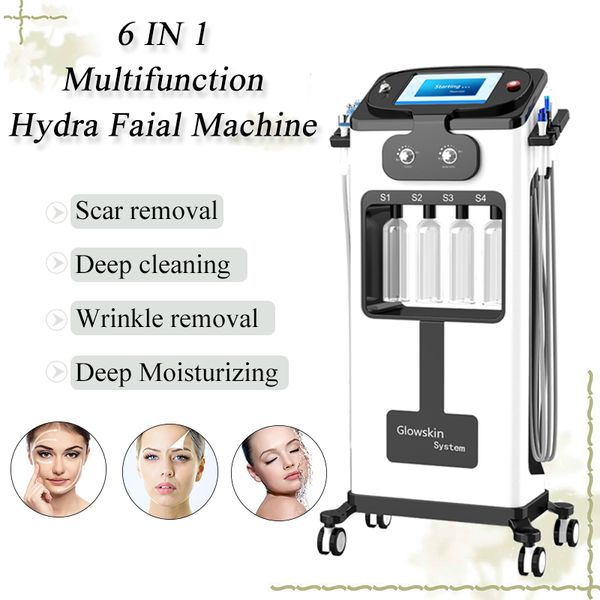 

hydrafacial hydro dermabrasion skin cleaning machine derma pen rechargeable scar removal hydro facial bio rf face lifting salon equipment