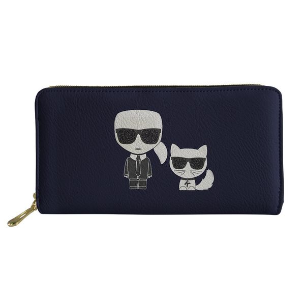 

haoyun women's pu wallets&purses karl lagerfelds pattern girls long wallets kawaii animal female fashion coin pockets bags, Red;black