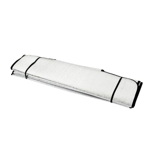 

car foldable windshield sunshade front and rear window sun shade silver 140 x 70cm