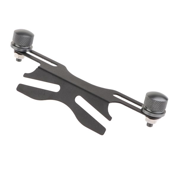 

aluminum alloy motorbike atv rear license plate holder mount bracket - titanium