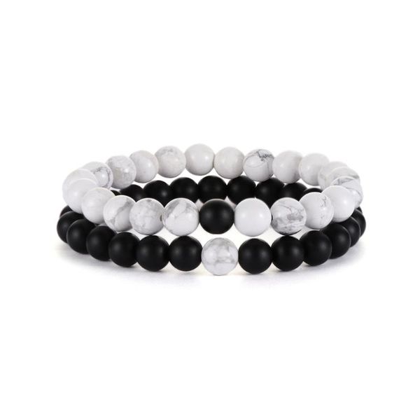 

charm bracelets 2 pcs/set fashion couple tiger eye stone bangles classic natural lava stones bead bracelet, Golden;silver