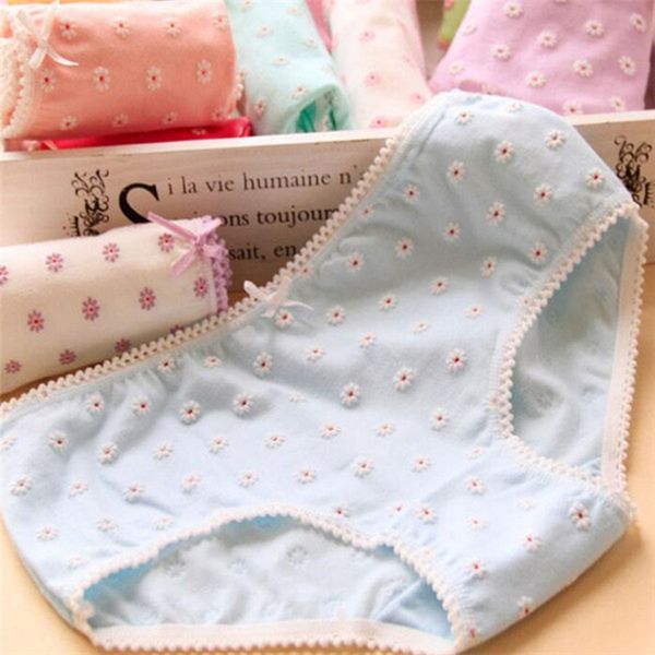 

7 pcs cotton underwear for girls 2018 new children soft panties teenages candy color briefs sq-302sj-7p, Camo