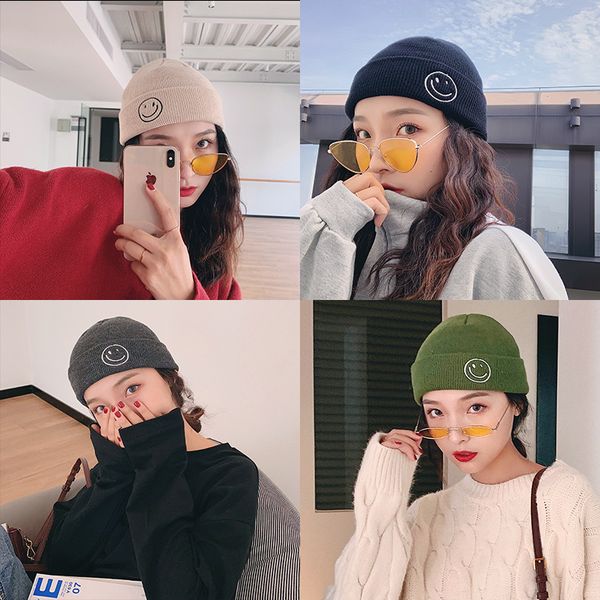

knitted skullcap hat cotton retro skullcap brimless street hip-hop hip hop hat melon pumpkin solid sailor cap