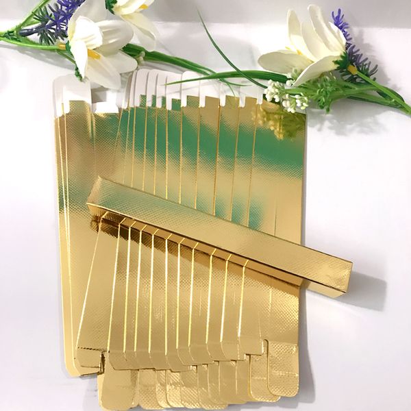 

100pcs silver eyeliner packaging paper box gold lipstick pen package box