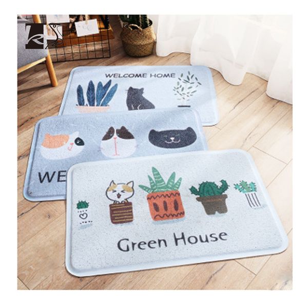 

lovely plastic door mat household door mat dustproof environmental pvc antiskid