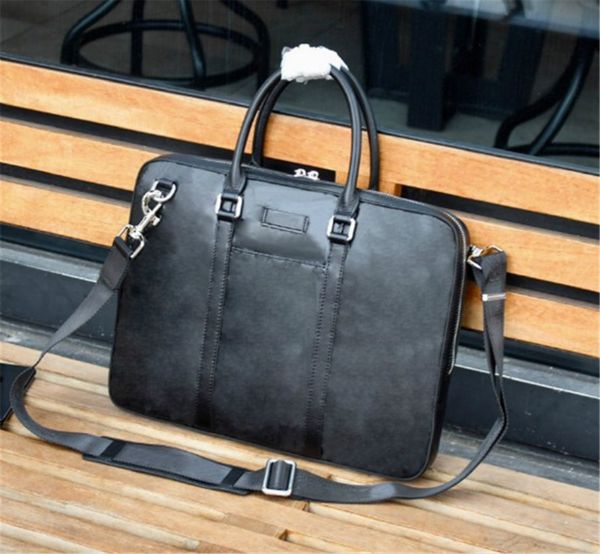 

luxury shoulder bag men's bags designer handbag fashion briefcases genuine leather attache case good match handsome newset 4