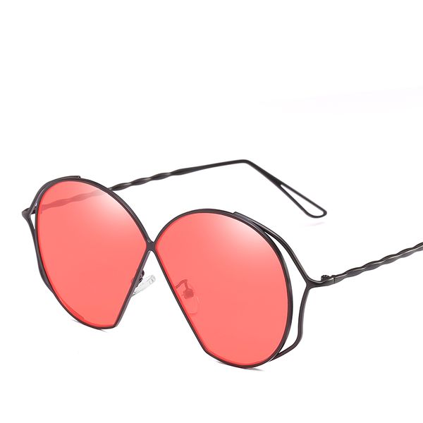 

steampunk sunglasses women 2018 irregular matal frame summer sun glasses female uv400 ladies fashion shades, White;black