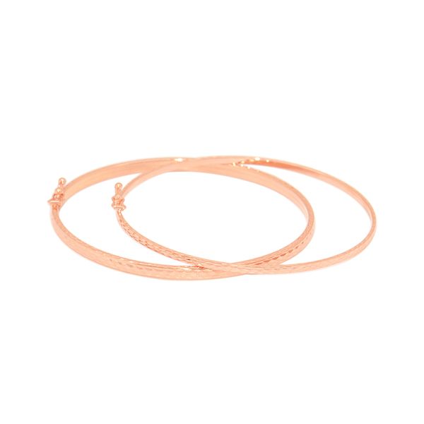 

18k rose gold white gold car flower flat body oval bracelet female models, Golden;silver