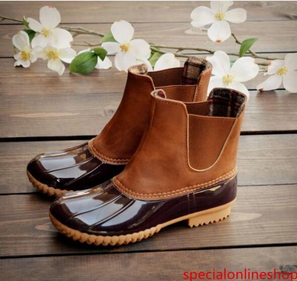 

woman slip duck boots women shoes ankle pvc adults non-slip waterproof breathable casual rainy day necessaryl26