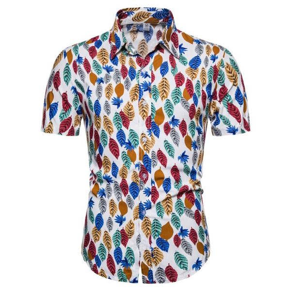 

mens streetwear short sleeve beach summer fashion shirts turn-down collar shirt casual blouse for men, White;black