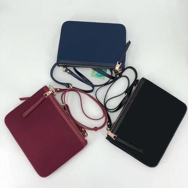 

excellent quality new shoulder bag waterproof purse canvas genuine leather lady messenger bag phone purse fashion satchel chain shoulder bag