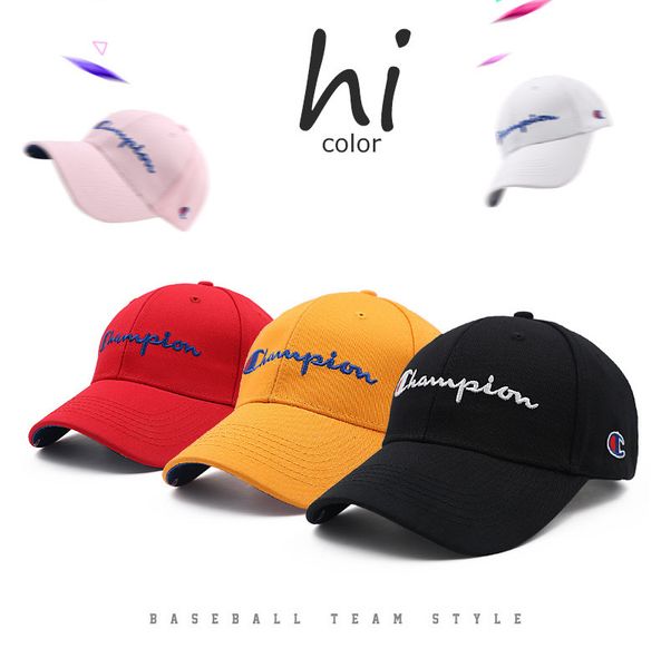 

Вышитое письмо чемпиона Бейсболка Бренд Дизайнерские бейсболки Фуражки с капюшоном Snapbacks Casquette Travel Спортивные бейсболки Visor B90201