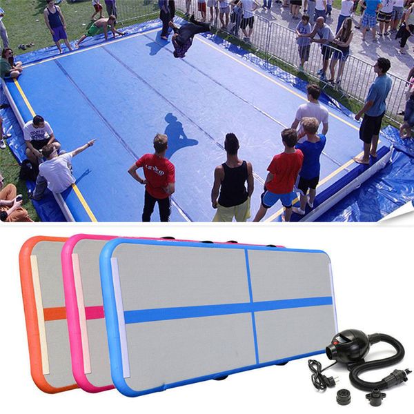 Frete grátis 12 * 2 * 0.2m inflável Ginástica barato colchão Gym Tumble Airtrack Piso Tumbling Air Track Venda