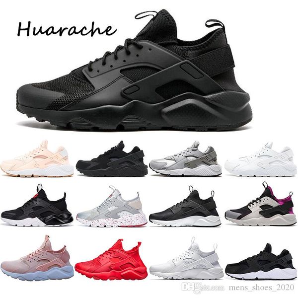 

with socks 2019 huarache 4.0 1.0 классический тройной белый черный красный кроссовки для мужчин, женщин huaraches спортивные кроссовки кросс