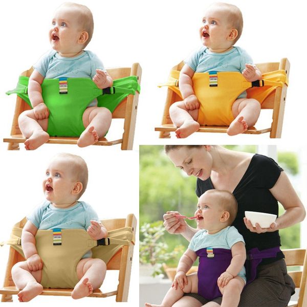 

Baby Feeding Chair Seat Belt Portabl Straps Travel Outdoor High Chair Booster Infant Car Seat Baby Carseat