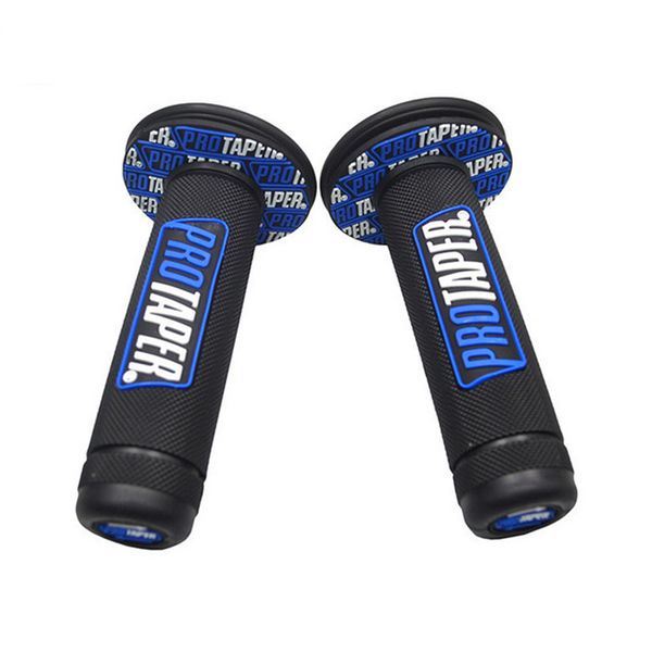 

2x 22mm motorcycle bike handlebar grip motocross anti-slip hand grips universal