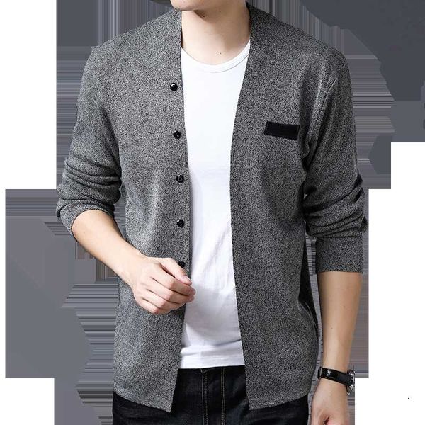 

2019 lente en herfst mode nieuwe mannen casual vest knit jacket/mannen slim dunne trui jas, White;black
