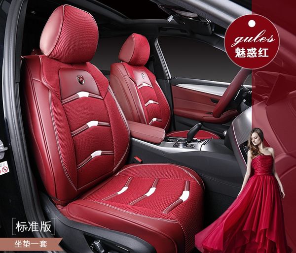 

universal car accessories seat covers for truck durable leather five seats covers for suv 2020 new design zfl011